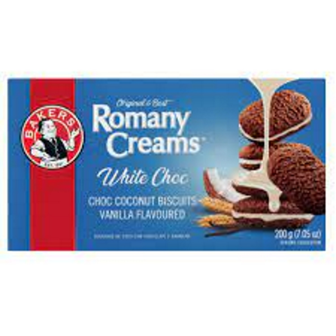 BAKERS ROMANY CREAMS VANILLA 200G